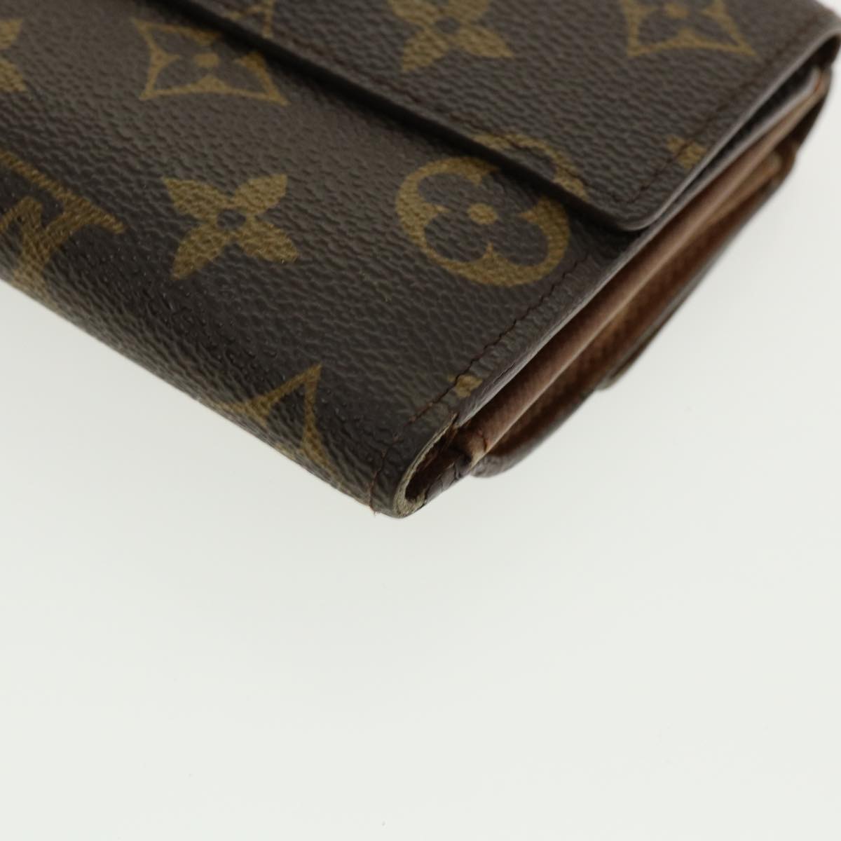 LOUIS VUITTON Monogram Portefeuille Elise Wallet M61654 LV Auth fm2030