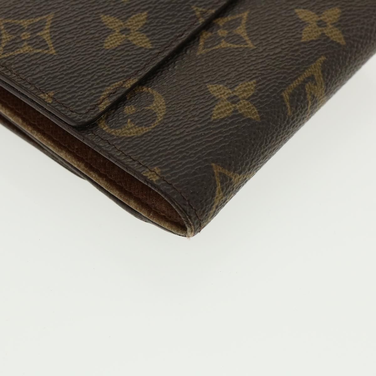 LOUIS VUITTON Monogram Portefeuille Elise Wallet M61654 LV Auth fm2030