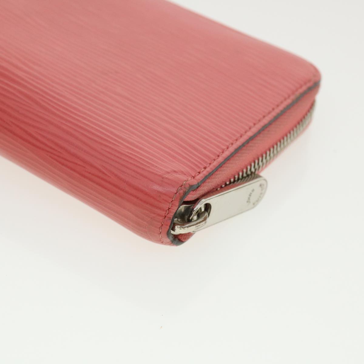 LOUIS VUITTON Epi Zippy Wallet Long Wallet Pink Coraille M60663 LV Auth fm2034