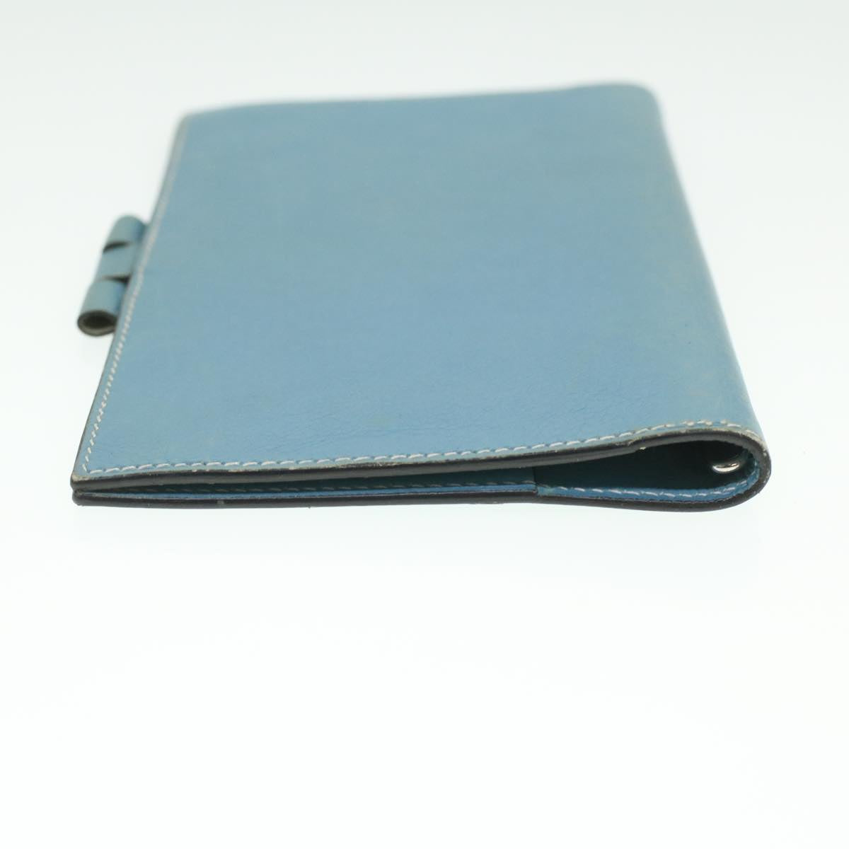 HERMES agenda Day Planner Cover Leather Blue Auth fm2077