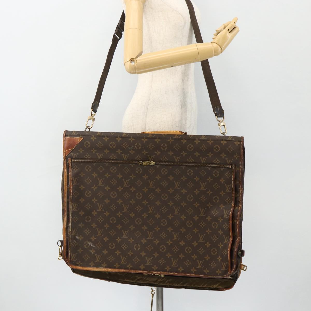 LOUIS VUITTON Monogram Portable Cabin Garment Cover M23420 LV Auth fm2176