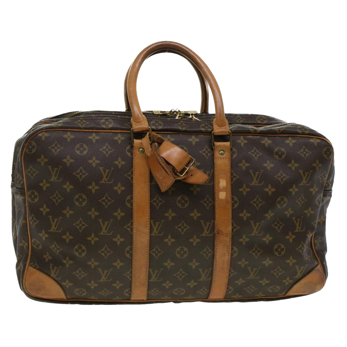 LOUIS VUITTON Monogram Sac Trois Posh 50 Boston Bag M41376 LV Auth fm2454