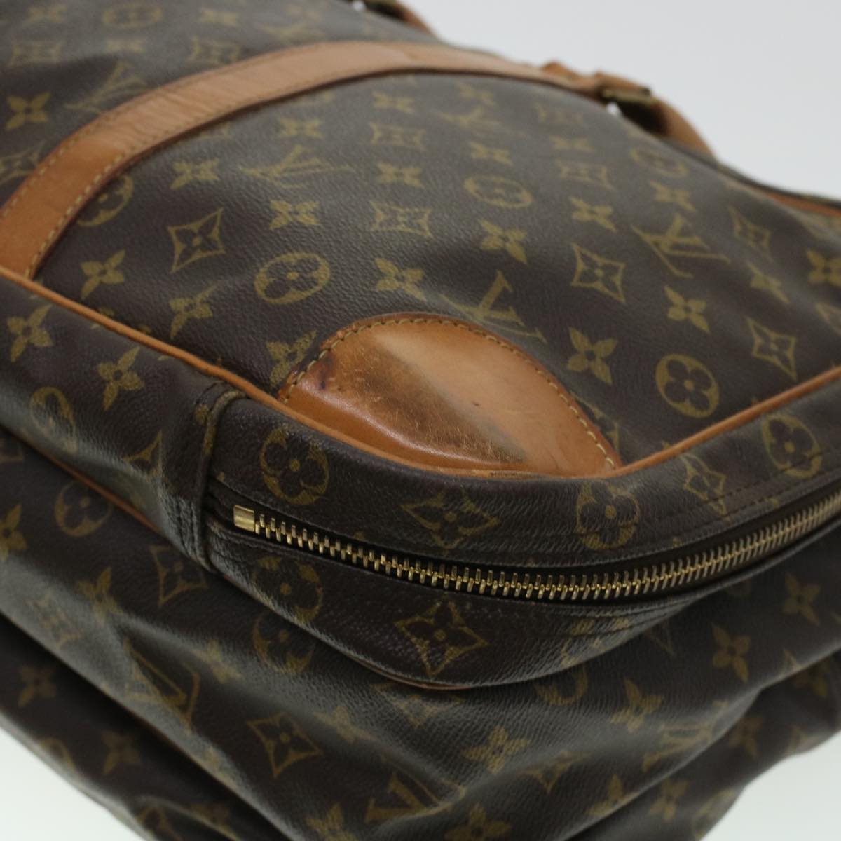 LOUIS VUITTON Monogram Sac Trois Posh 50 Boston Bag M41376 LV Auth fm2454