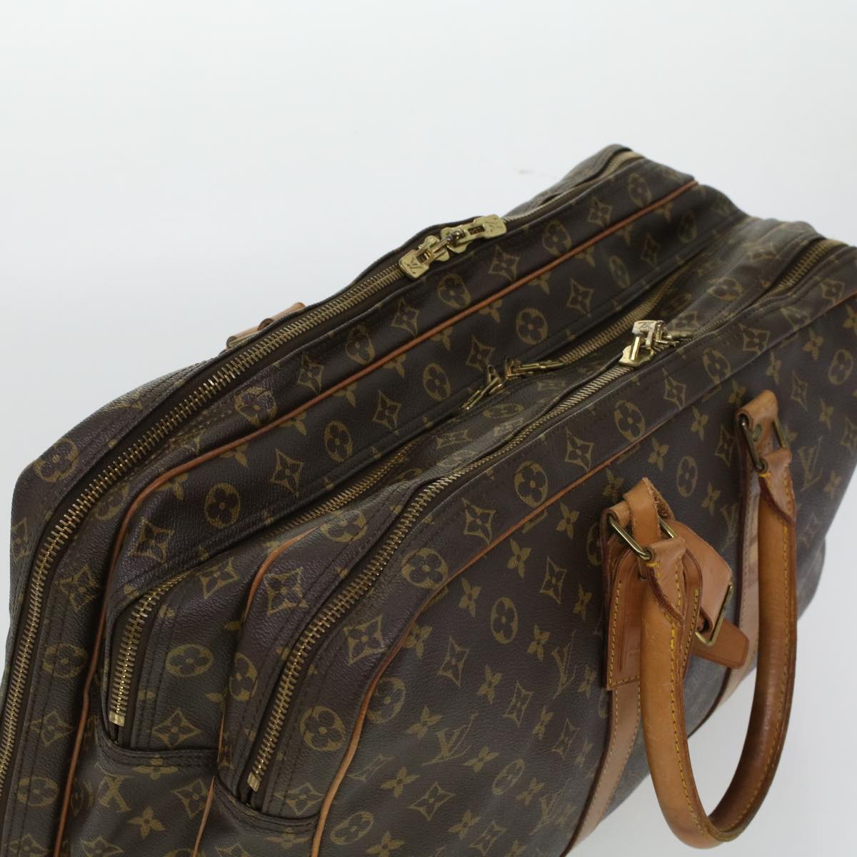 LOUIS VUITTON Monogram Sac Trois Posh 50 Boston Bag M41376 LV Auth fm2454