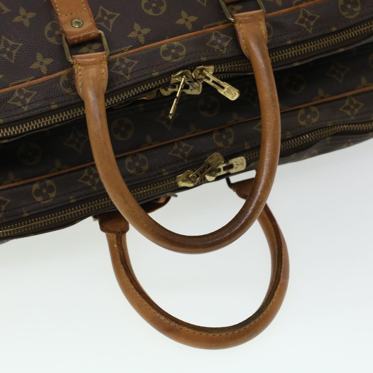 LOUIS VUITTON Monogram Sac Trois Posh 50 Boston Bag M41376 LV Auth fm2454