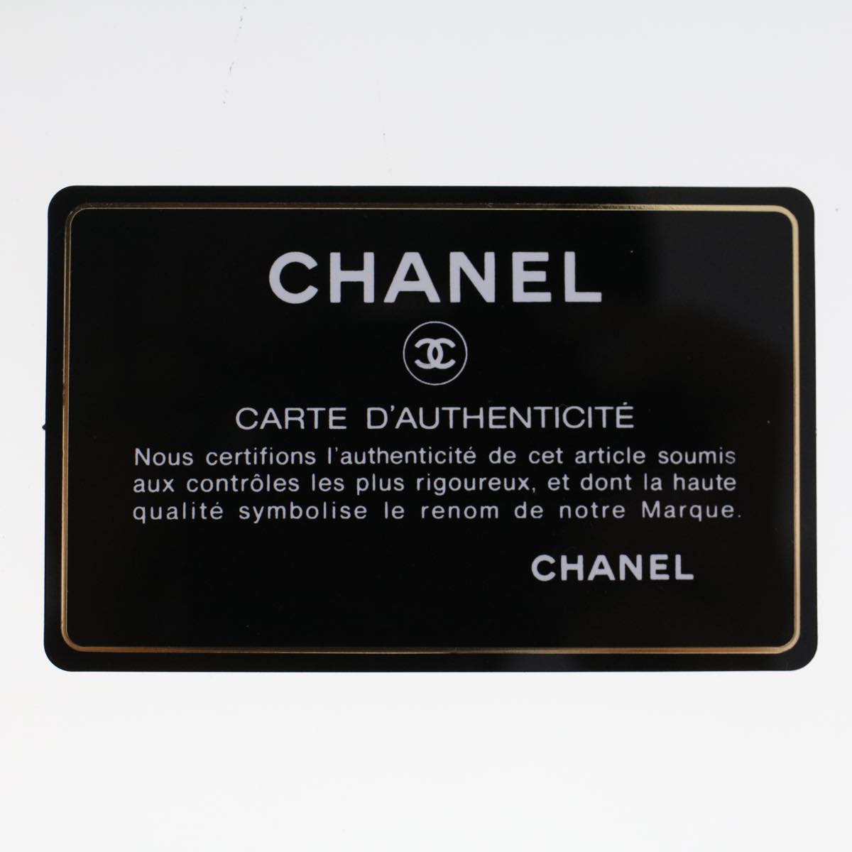 CHANEL Matelasse Chain Wallet Coated Canvas Black CC Auth fm2537