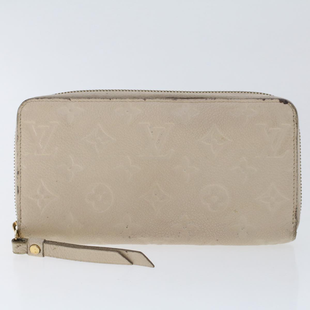 LOUIS VUITTON Monogram Empreinte Long Wallet 5Set White Brown Black Auth fm2618