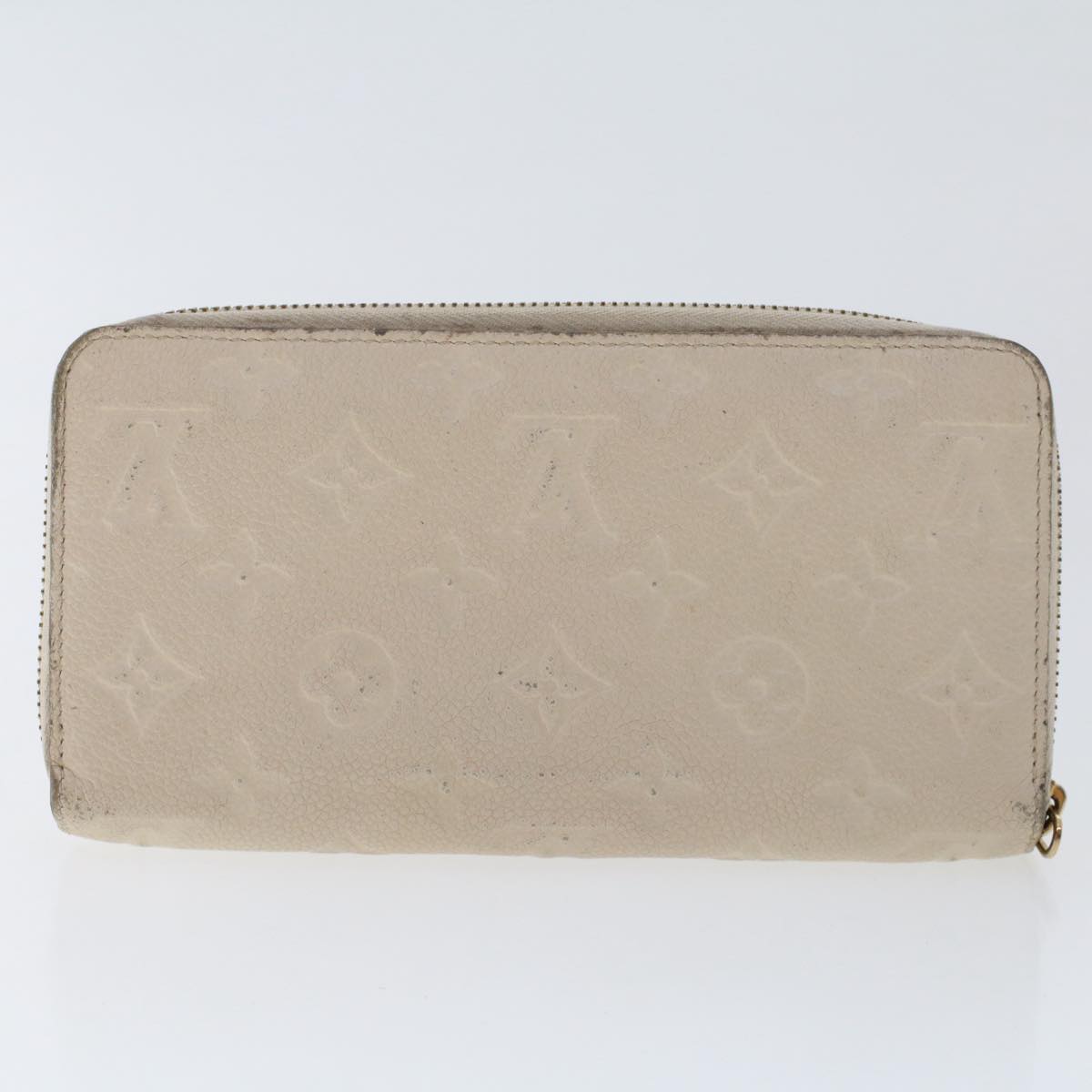 LOUIS VUITTON Monogram Empreinte Long Wallet 5Set White Brown Black Auth fm2618