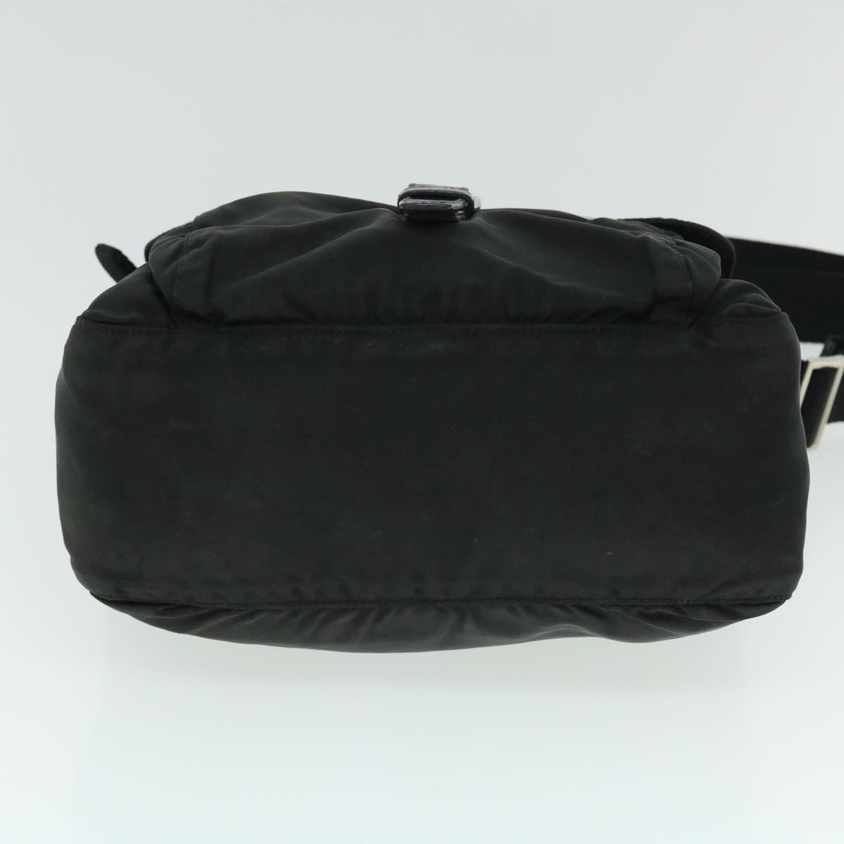 PRADA Shoulder Bag Nylon Black Auth fm2662