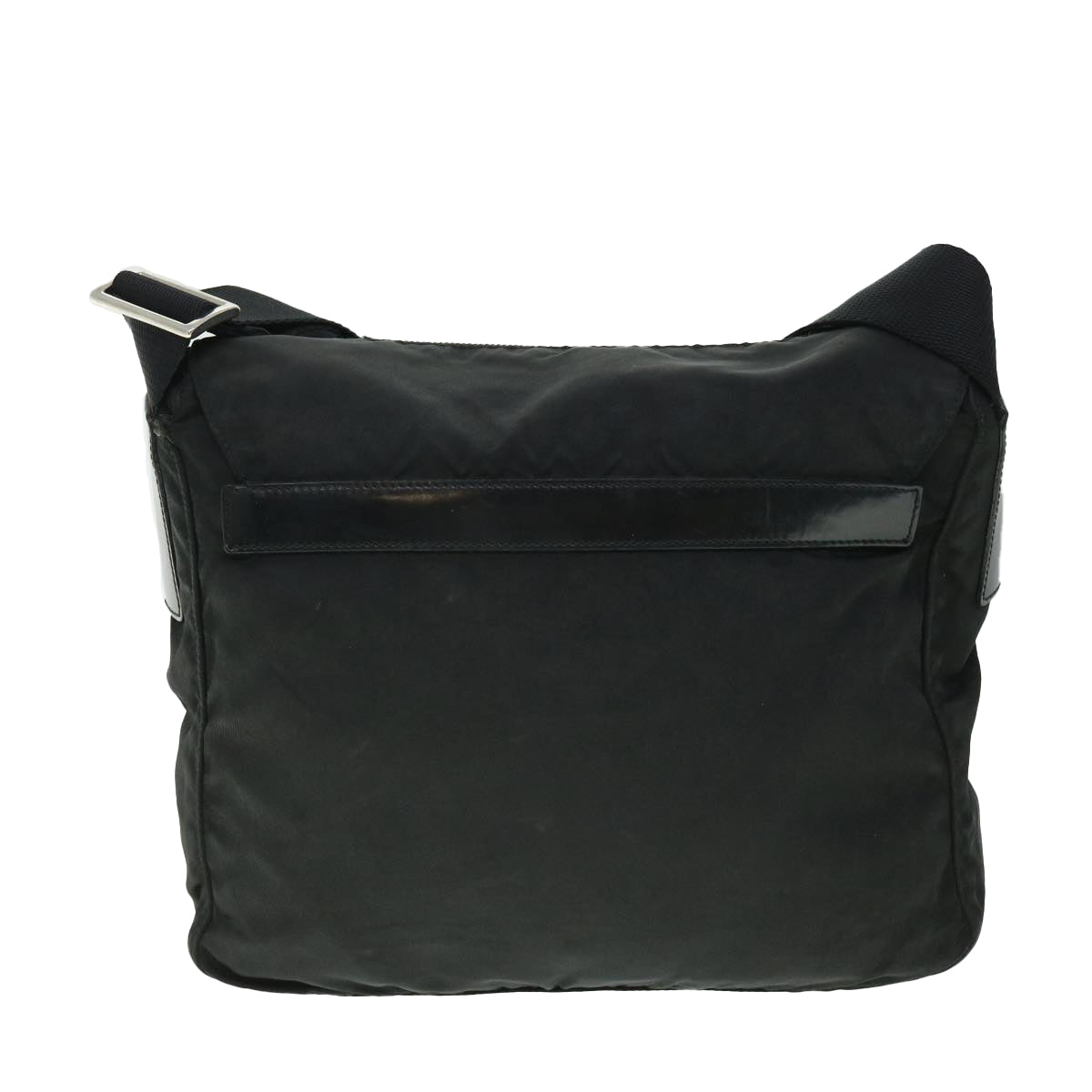 PRADA Shoulder Bag Nylon Black Auth fm2662