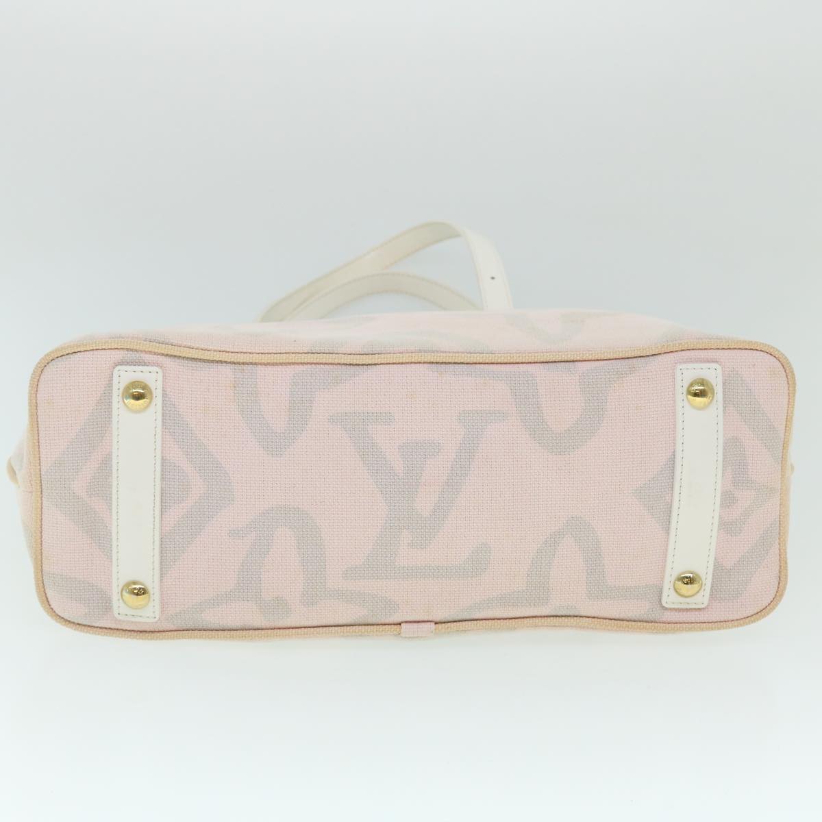 LOUIS VUITTON Cruise line Taicienne PM Bag Canvas Pink M95672 LV Auth fm2694