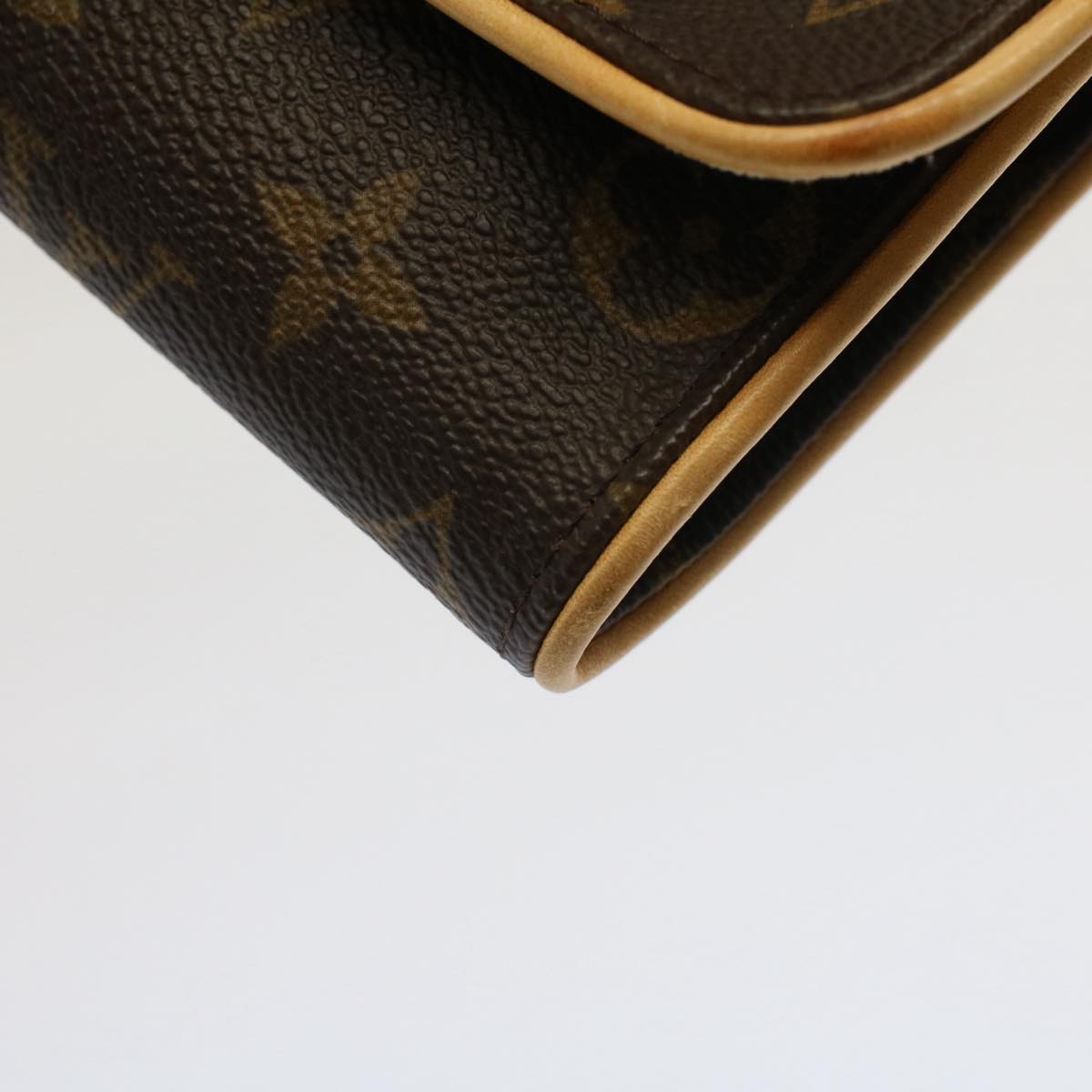 LOUIS VUITTON Monogram Pochette Twin PM Shoulder Bag M51854 LV Auth fm2700