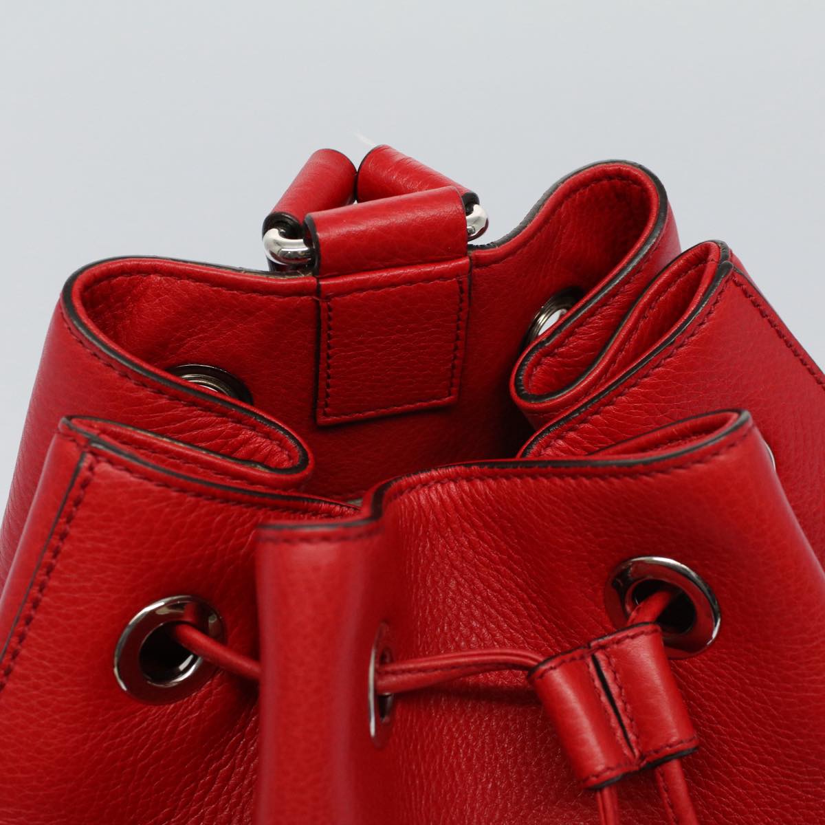 GUCCI Soho Backpack Leather Red 368588 Auth fm2801