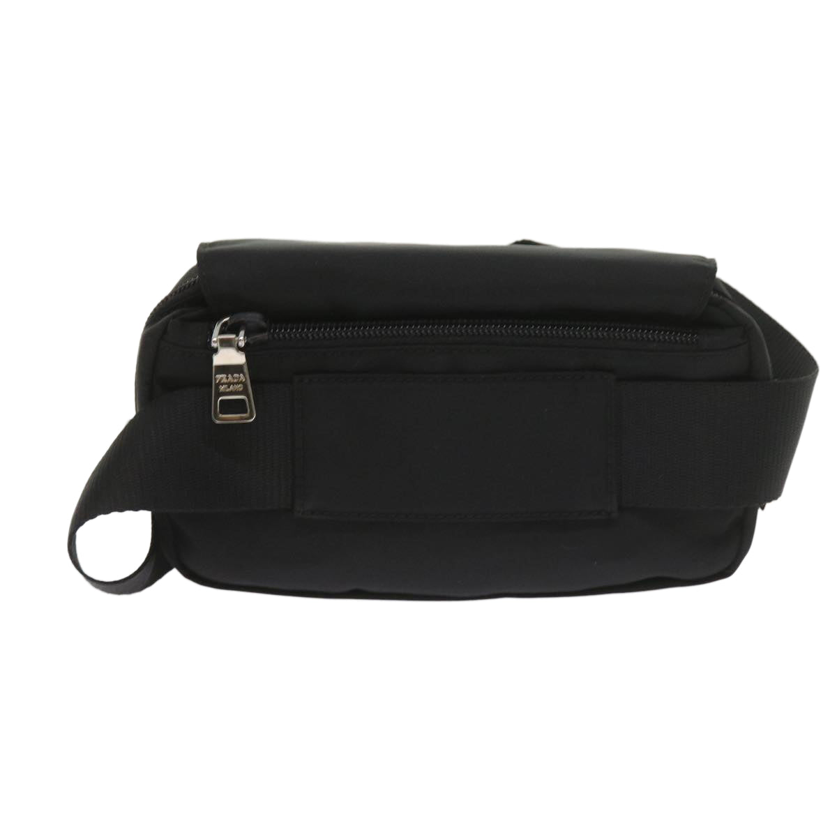 PRADA Waist bag Nylon Black Auth fm2924