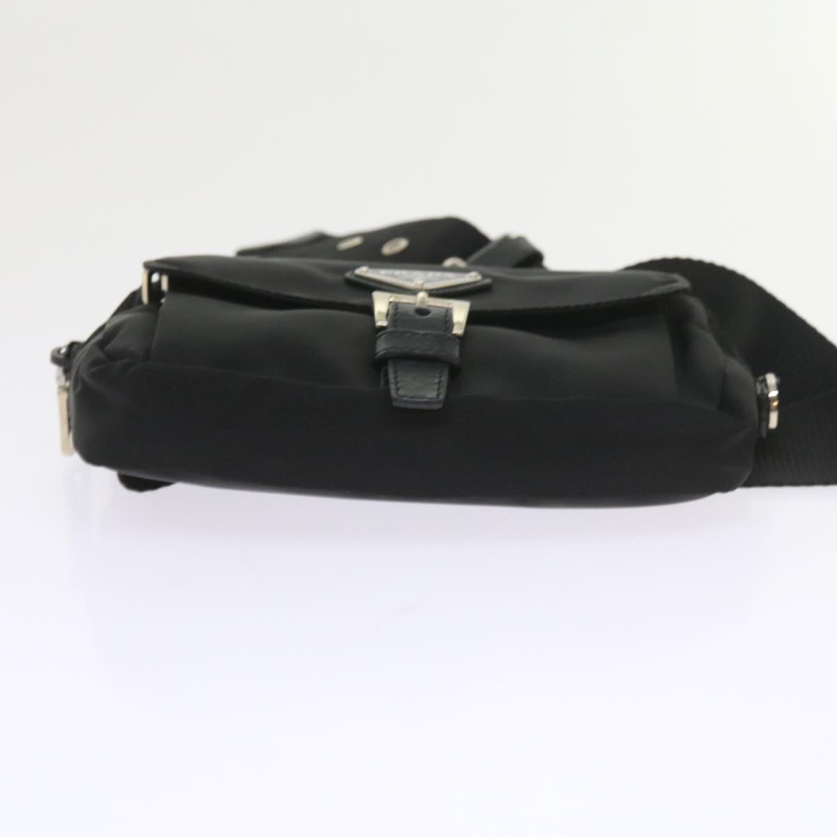 PRADA Waist bag Nylon Black Auth fm2924