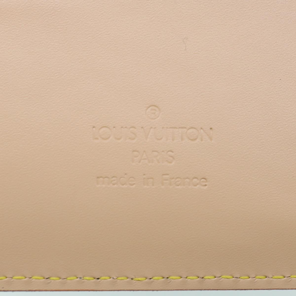 LOUIS VUITTON Multicolor Agenda GM Day Planner Cover Black R20893 Auth fm3102A