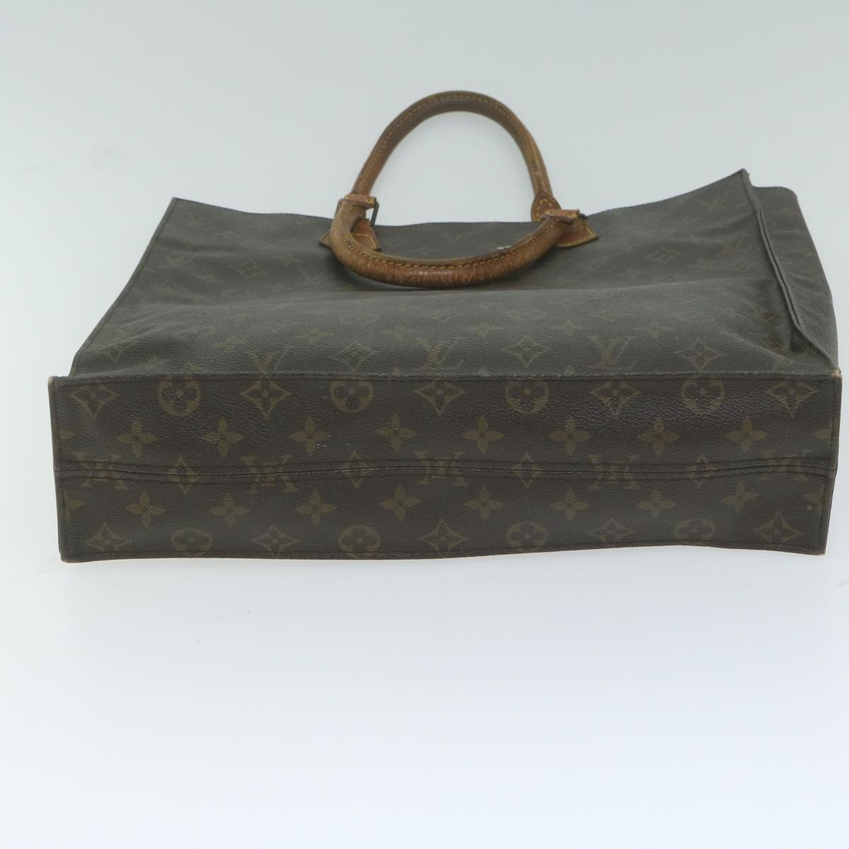 LOUIS VUITTON Monogram Sac Plat Hand Bag M51140 LV Auth fm3132