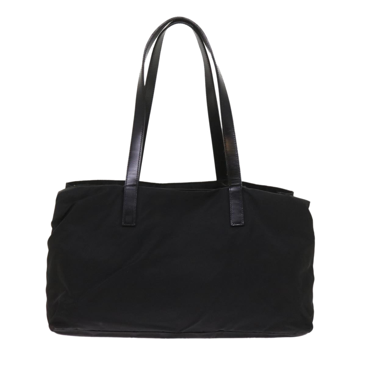 PRADA Tote Bag Nylon Black Auth fm3151