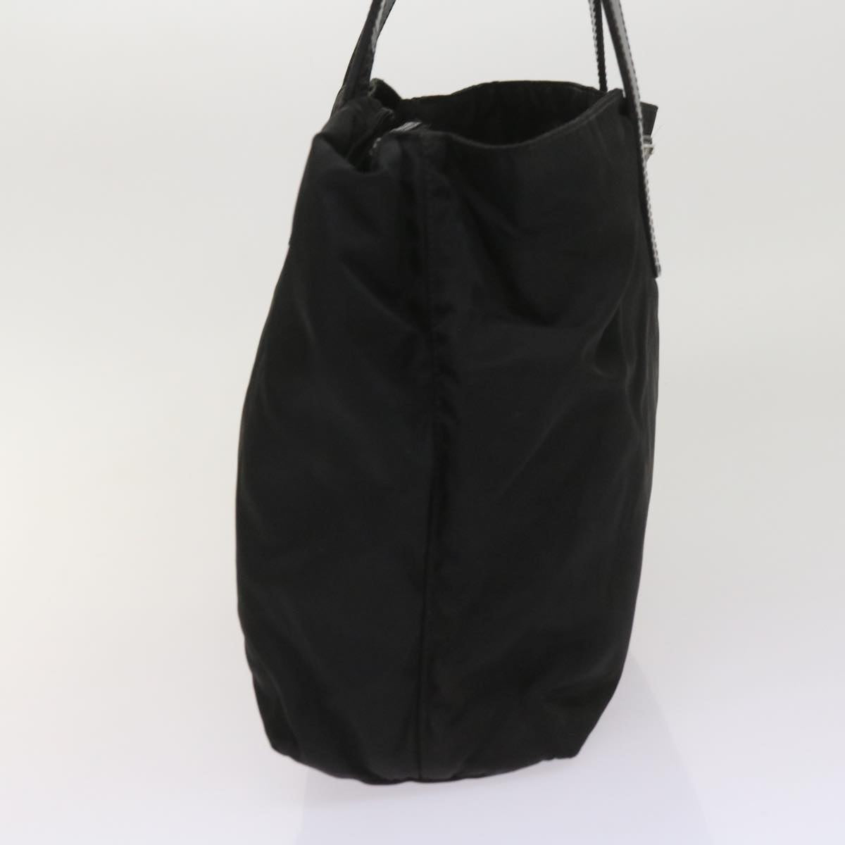 PRADA Tote Bag Nylon Black Auth fm3151