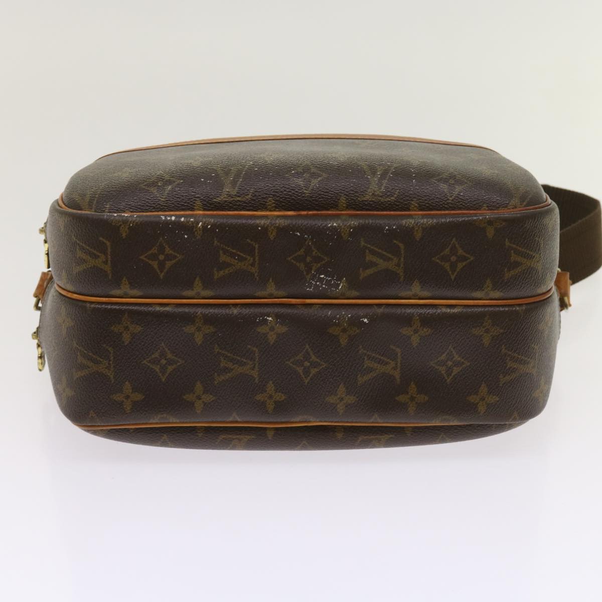 LOUIS VUITTON Monogram Reporter PM Shoulder Bag M45254 LV Auth fm3162