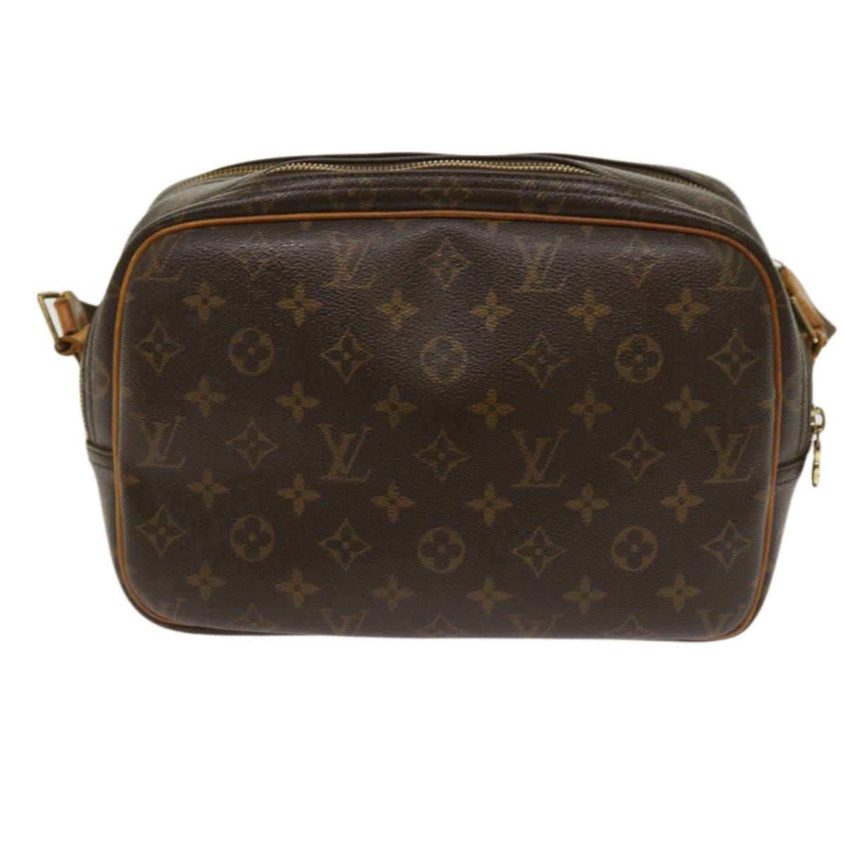 LOUIS VUITTON Monogram Reporter PM Shoulder Bag M45254 LV Auth fm3162