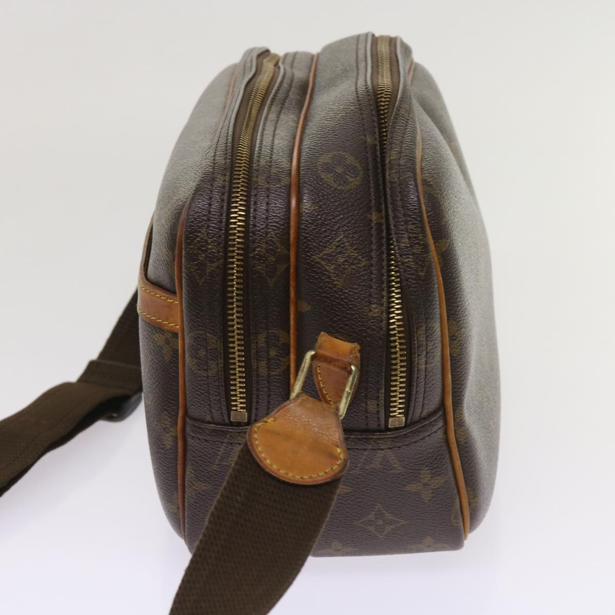 LOUIS VUITTON Monogram Reporter PM Shoulder Bag M45254 LV Auth fm3162