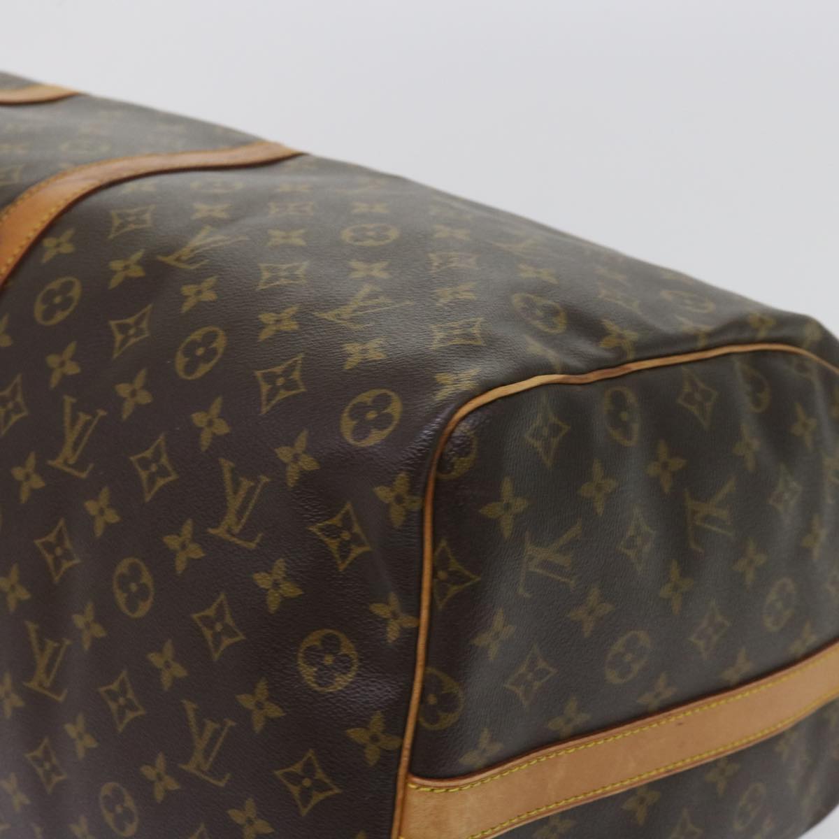 LOUIS VUITTON Monogram Keepall Bandouliere 60 Boston Bag M41412 LV Auth fm3165