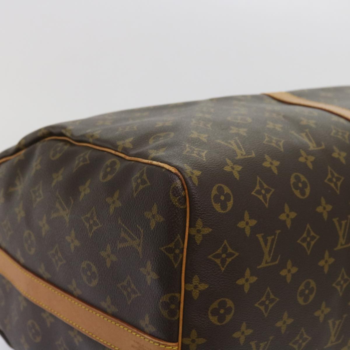 LOUIS VUITTON Monogram Keepall Bandouliere 60 Boston Bag M41412 LV Auth fm3165