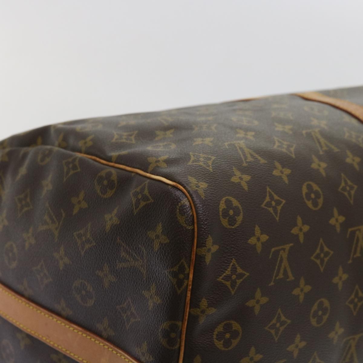 LOUIS VUITTON Monogram Keepall Bandouliere 60 Boston Bag M41412 LV Auth fm3165