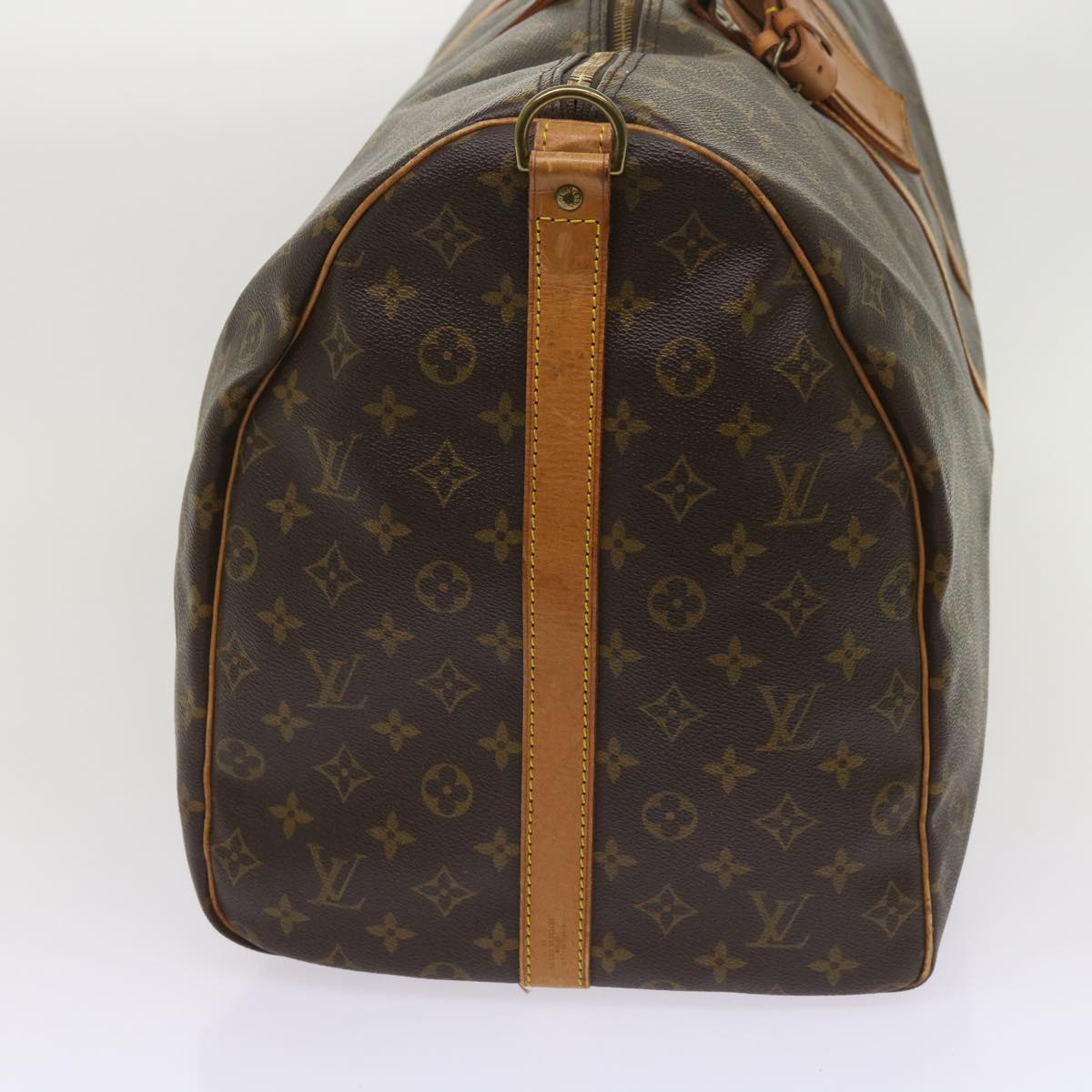 LOUIS VUITTON Monogram Keepall Bandouliere 60 Boston Bag M41412 LV Auth fm3165