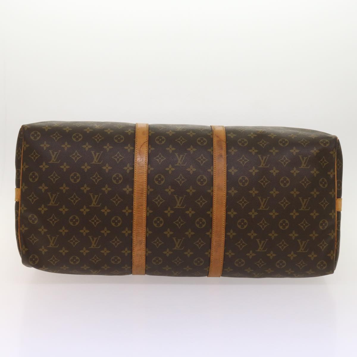 LOUIS VUITTON Monogram Keepall Bandouliere 60 Boston Bag M41412 LV Auth fm3165