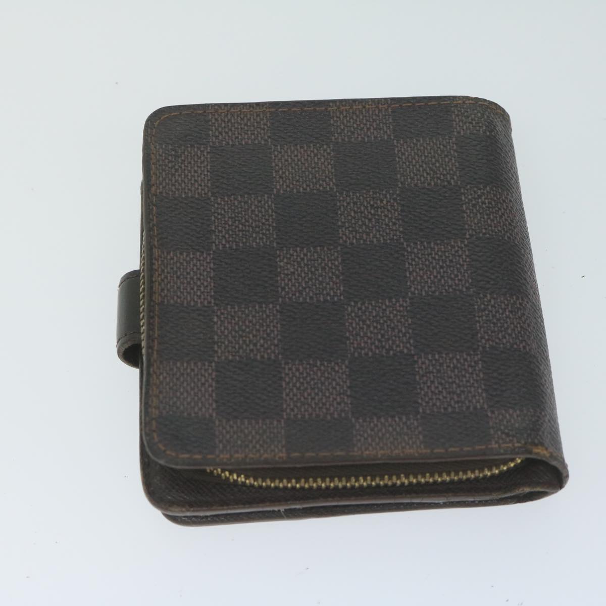 LOUIS VUITTON Damier Ebene Wallet 9Set LV Auth fm3188