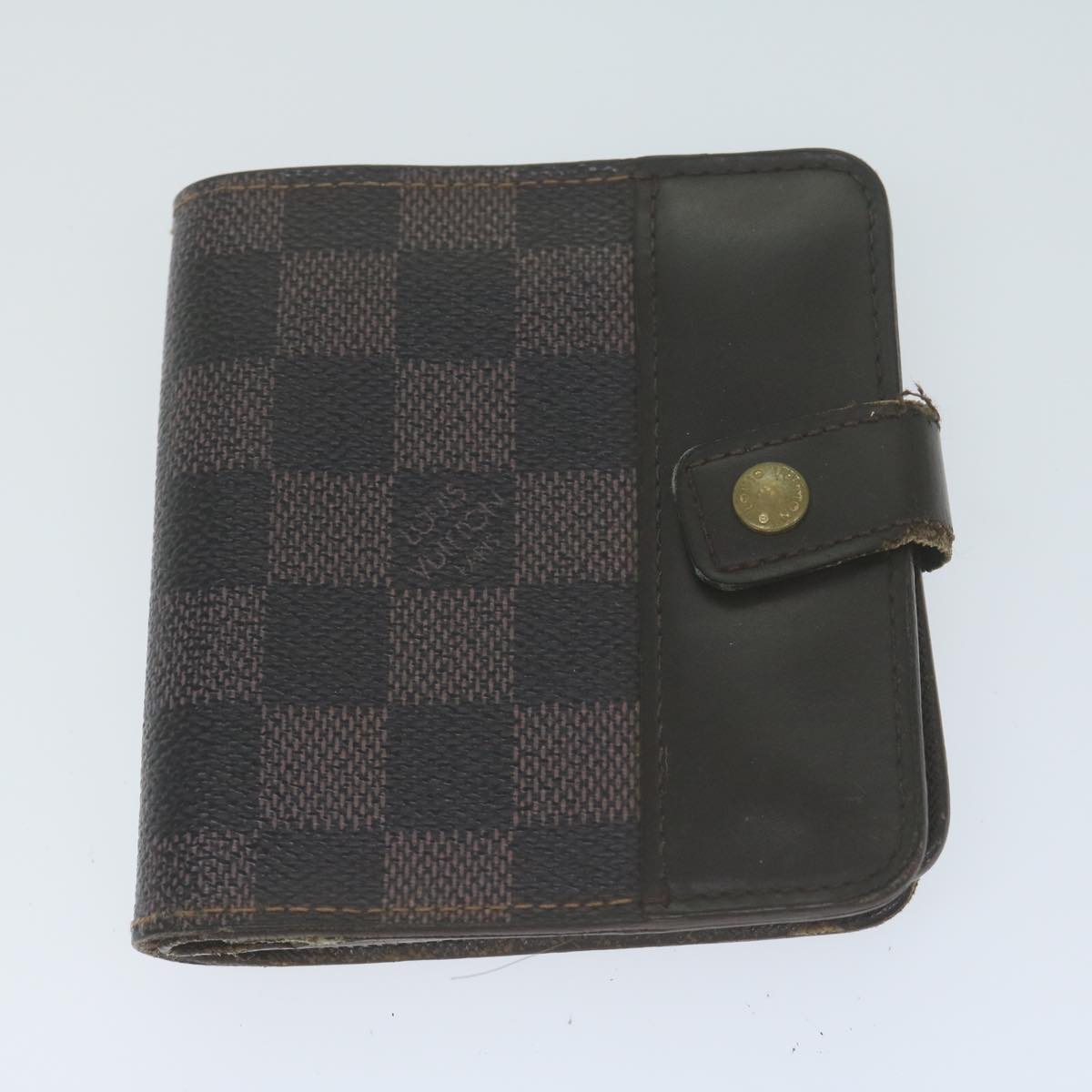 LOUIS VUITTON Damier Ebene Wallet 9Set LV Auth fm3188