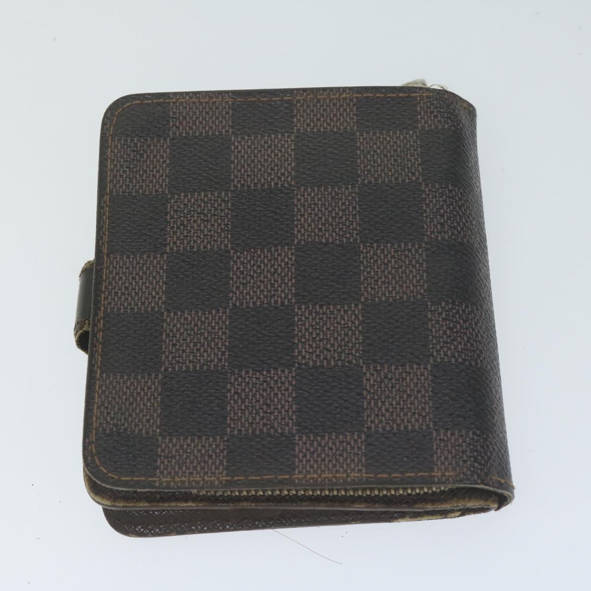 LOUIS VUITTON Damier Ebene Wallet 9Set LV Auth fm3188