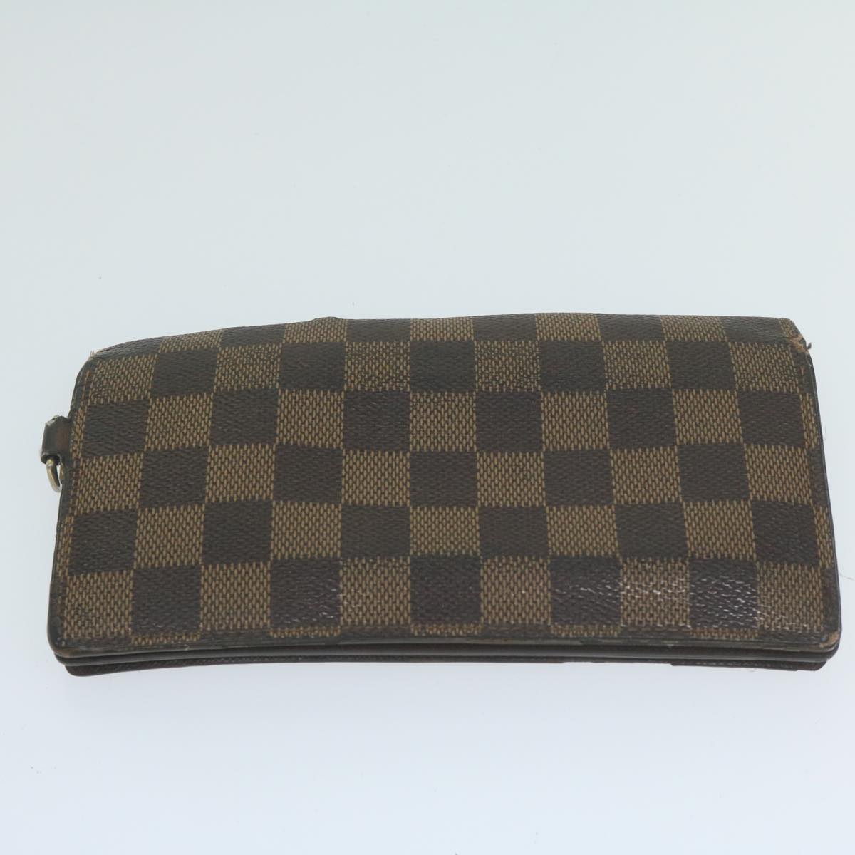 LOUIS VUITTON Damier Ebene Wallet 9Set LV Auth fm3188