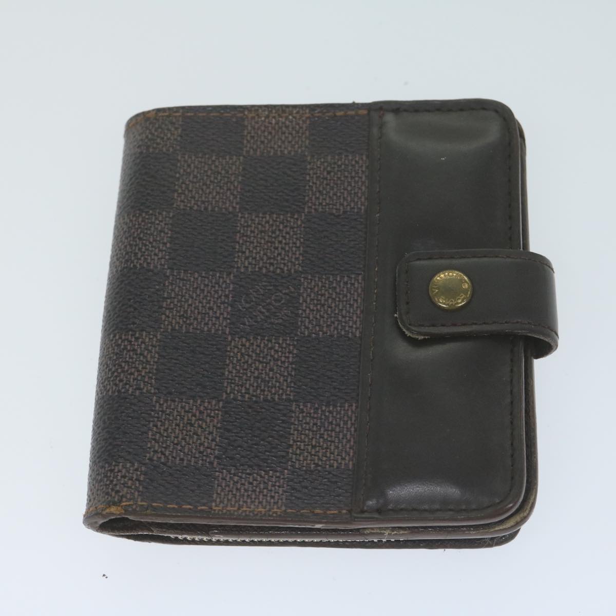 LOUIS VUITTON Damier Ebene Wallet 9Set LV Auth fm3188