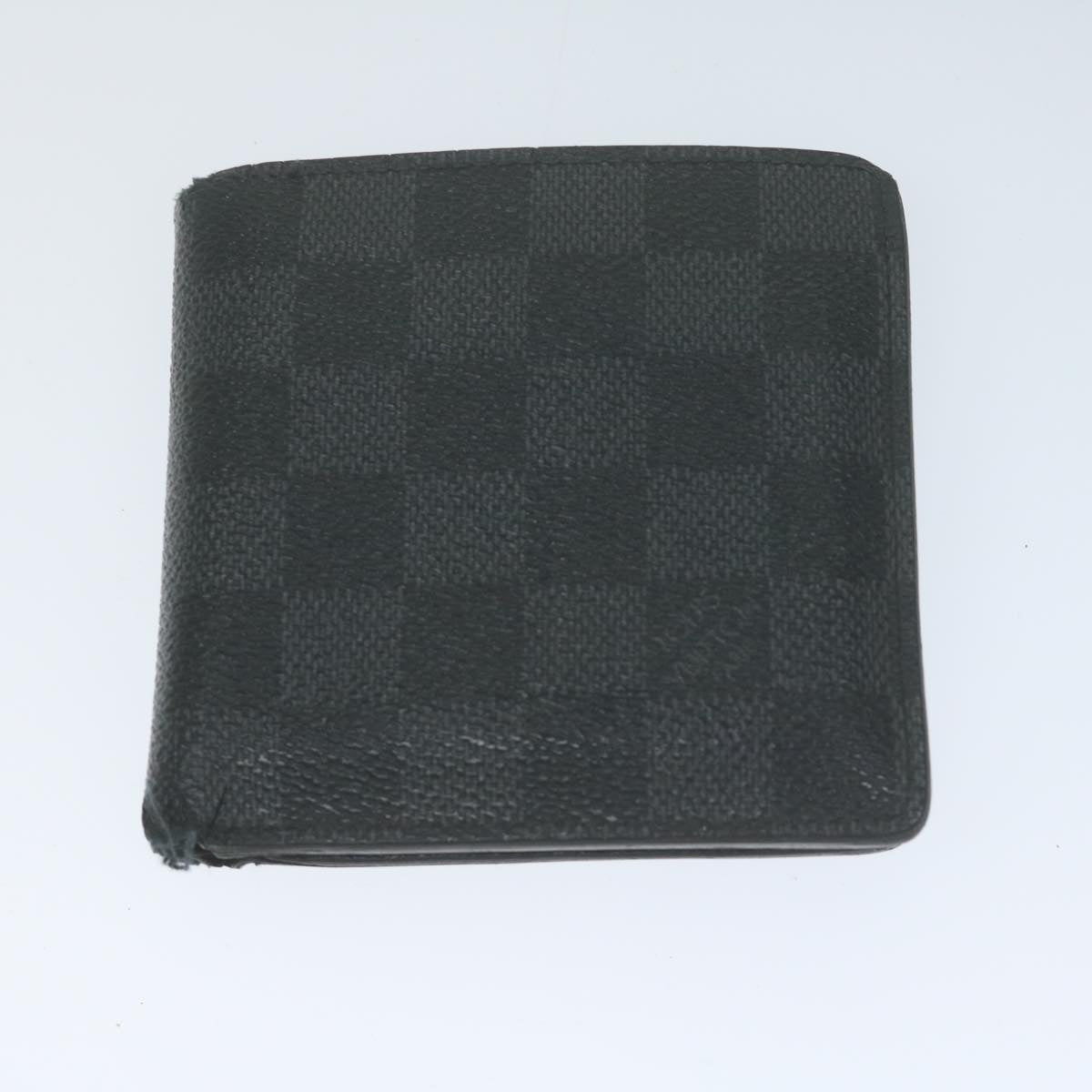 LOUIS VUITTON Damier Graphite Wallet 4Set LV Auth fm3189