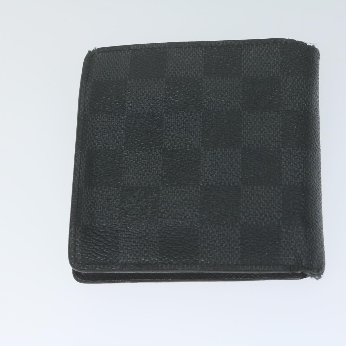 LOUIS VUITTON Damier Graphite Wallet 4Set LV Auth fm3189