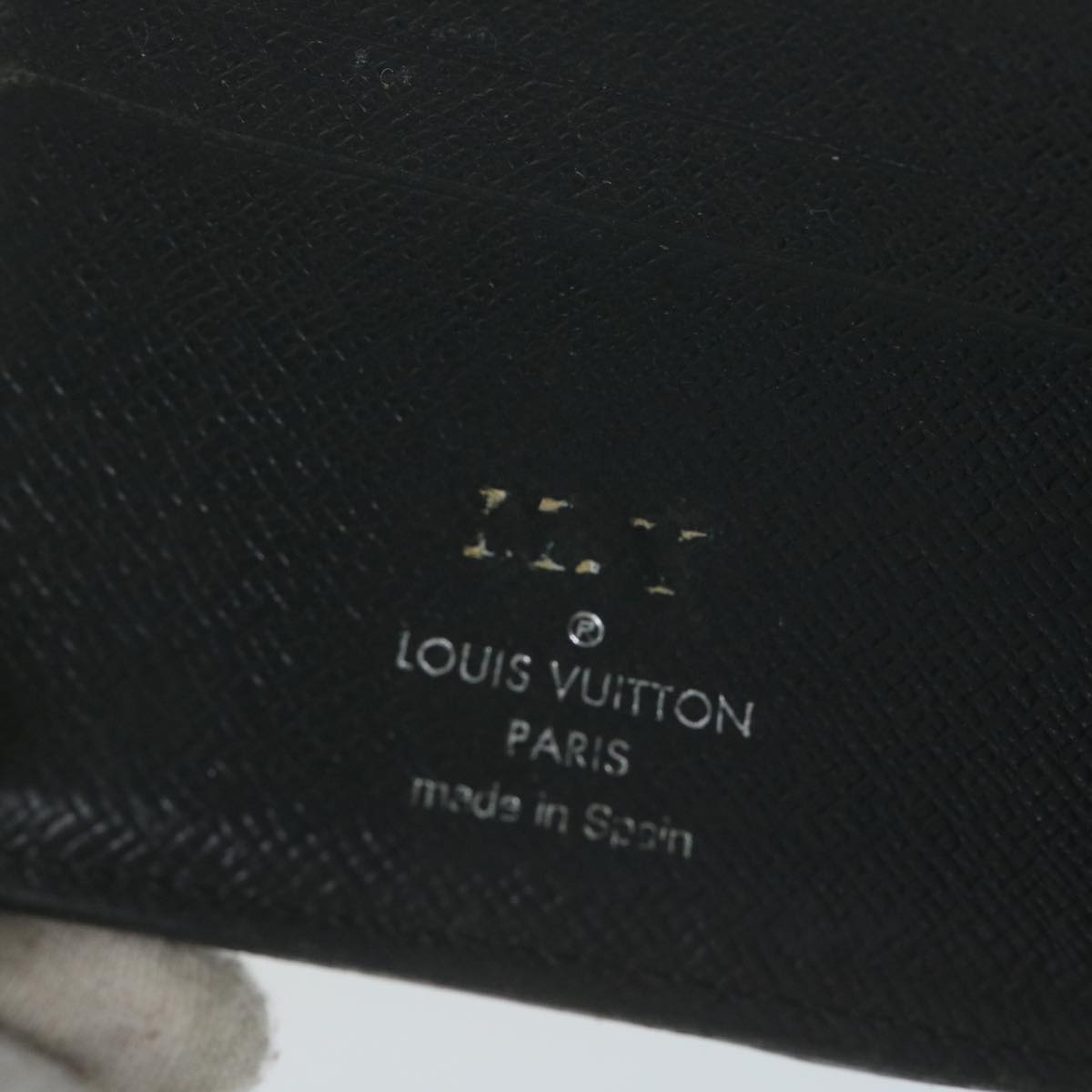 LOUIS VUITTON Damier Graphite Wallet 4Set LV Auth fm3189