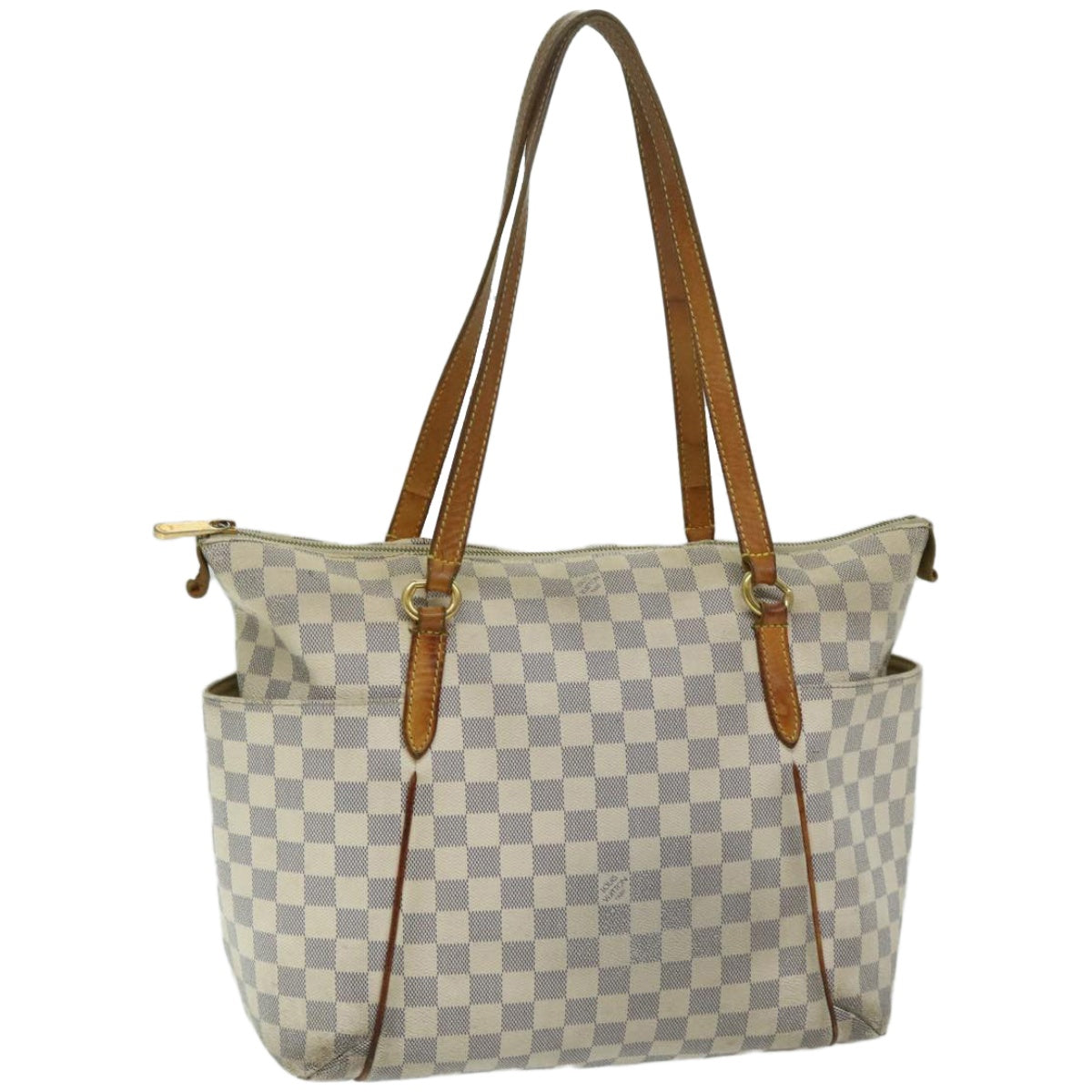 LOUIS VUITTON Damier Azur Totally MM Tote Bag N51262 LV Auth fm3223