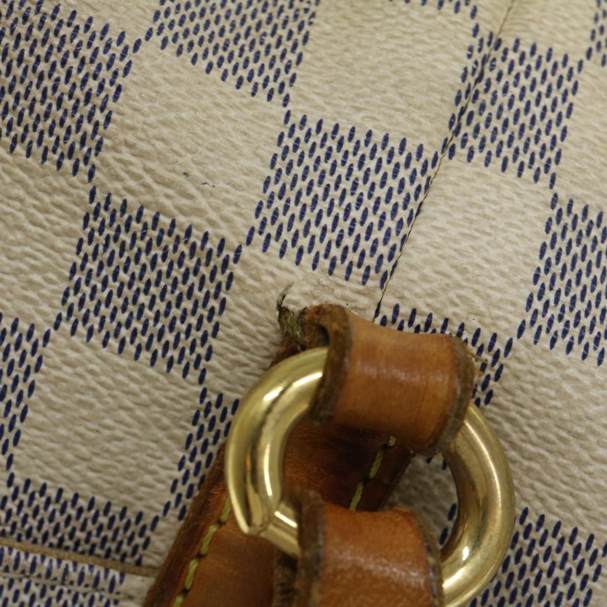 LOUIS VUITTON Damier Azur Totally MM Tote Bag N51262 LV Auth fm3223