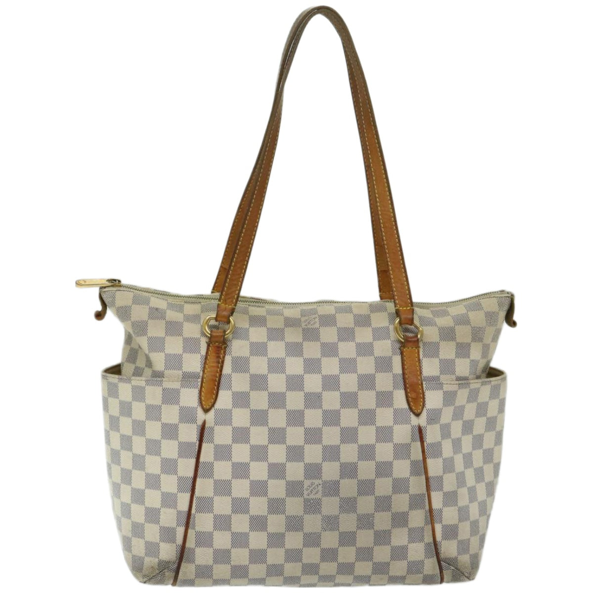 LOUIS VUITTON Damier Azur Totally MM Tote Bag N51262 LV Auth fm3223