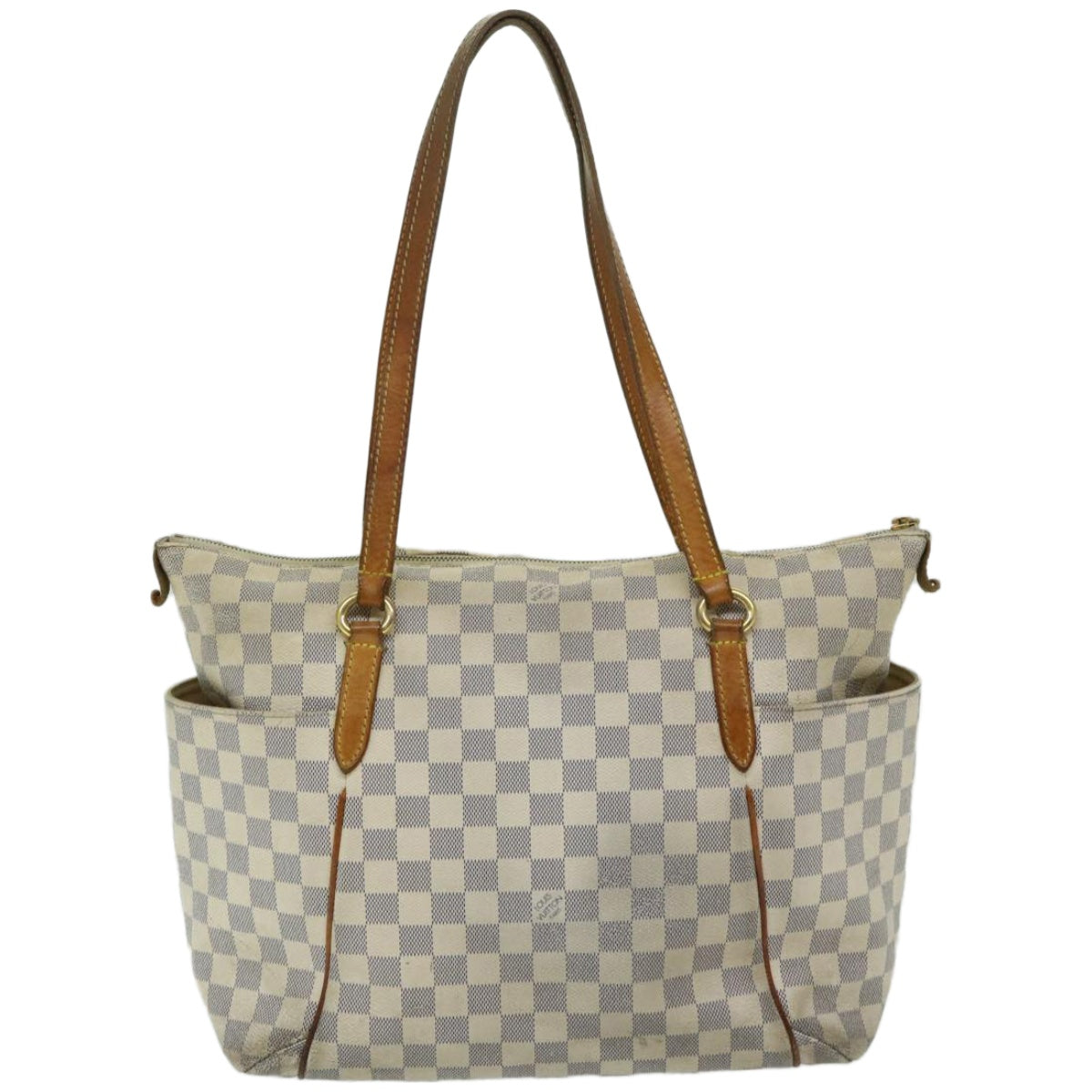 LOUIS VUITTON Damier Azur Totally MM Tote Bag N51262 LV Auth fm3223