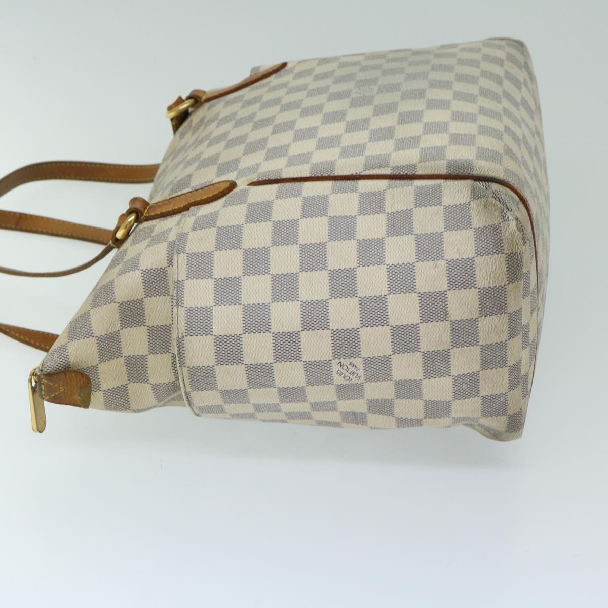 LOUIS VUITTON Damier Azur Totally MM Tote Bag N51262 LV Auth fm3223