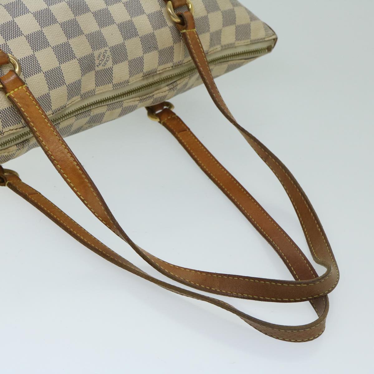 LOUIS VUITTON Damier Azur Totally MM Tote Bag N51262 LV Auth fm3223