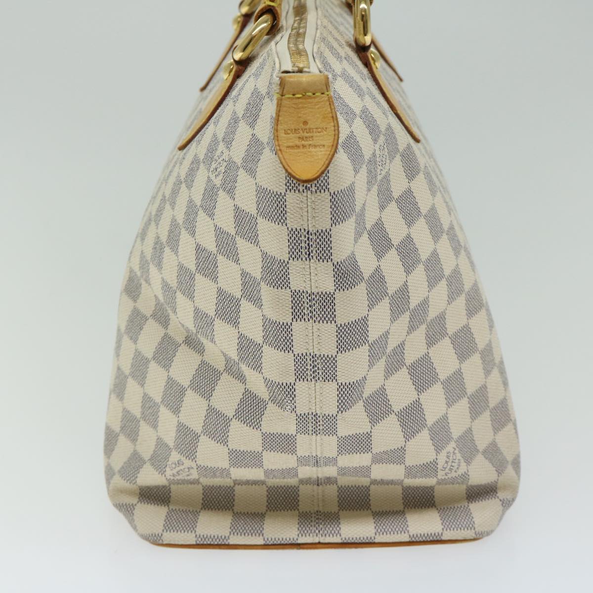 LOUIS VUITTON Damier Azur Saleya MM Tote Bag N51185 LV Auth fm3224