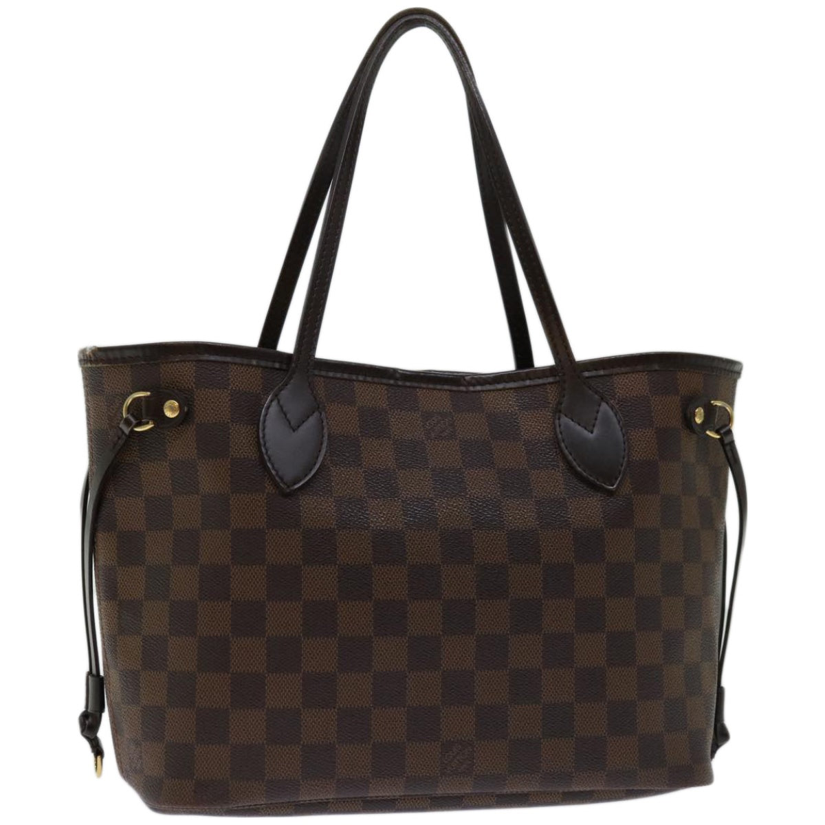 LOUIS VUITTON Damier Ebene Neverfull PM Tote Bag N51109 LV Auth fm3226