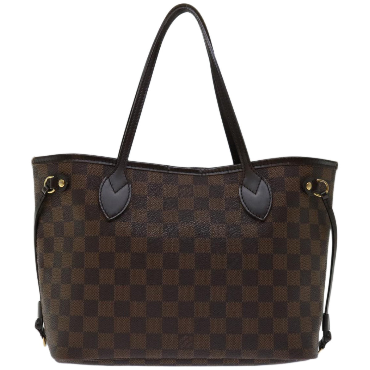 LOUIS VUITTON Damier Ebene Neverfull PM Tote Bag N51109 LV Auth fm3226