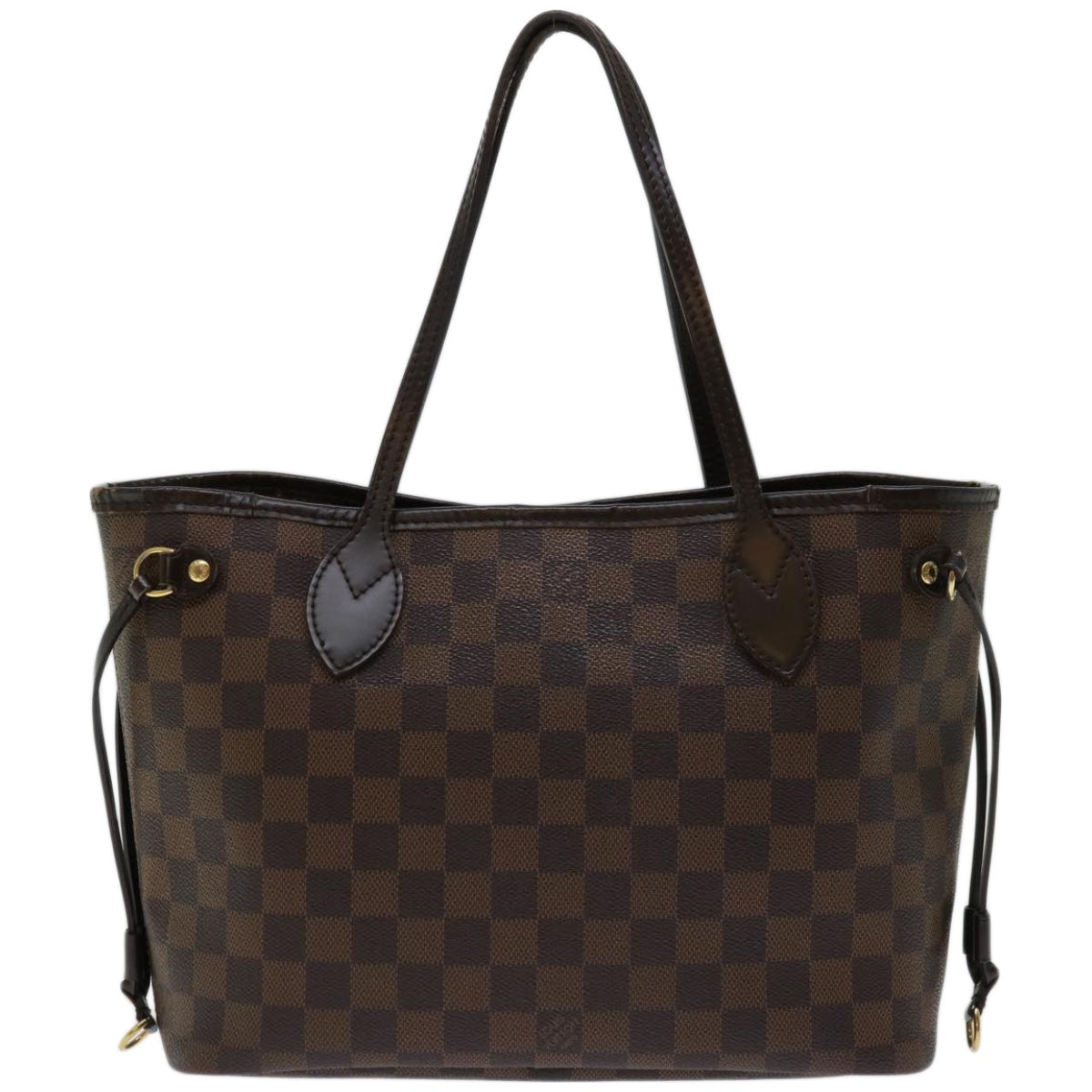 LOUIS VUITTON Damier Ebene Neverfull PM Tote Bag N51109 LV Auth fm3226