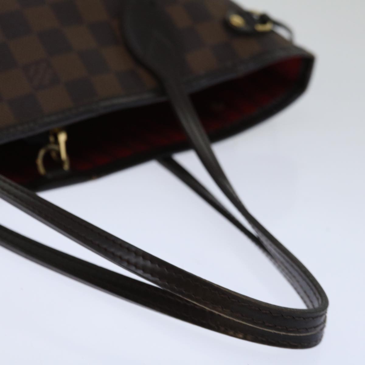 LOUIS VUITTON Damier Ebene Neverfull PM Tote Bag N51109 LV Auth fm3226